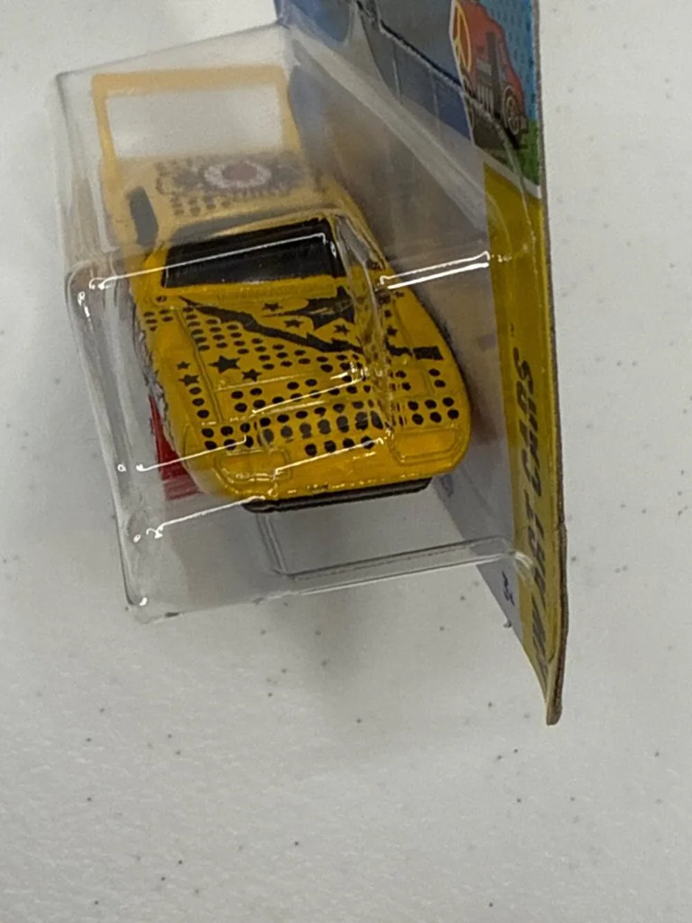 Hot Wheels '70 Plymouth Superbird Yellow Graffiti Art Cars 7/10